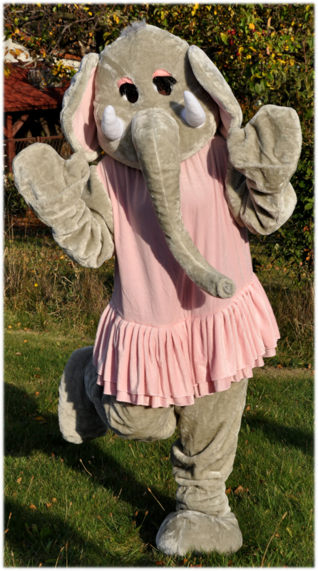 Słonica Matylda - duża maskotka